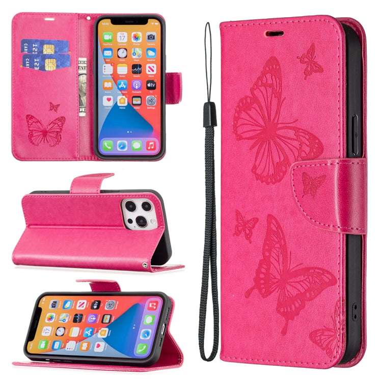 Two Butterflies Embossing Leather Phone Case, For Xiaomi Poco F5 5G / Redmi Note 12 Turbo, For Xiaomi Redmi Note 12S 4G / Note 11, For Xiaomi Civi 3 5G