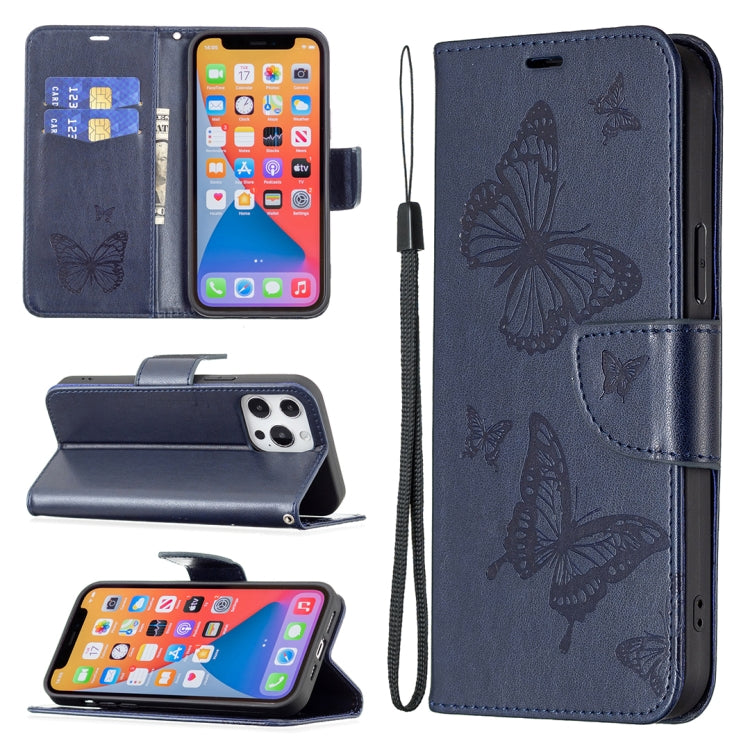 Two Butterflies Embossing Leather Phone Case, For Xiaomi Poco F5 5G / Redmi Note 12 Turbo, For Xiaomi Redmi Note 12S 4G / Note 11, For Xiaomi Civi 3 5G