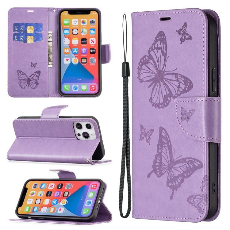 Two Butterflies Embossing Leather Phone Case, For Xiaomi Redmi 13C, For Xiaomi Redmi Note 13 Pro+ 5G, For Xiaomi Redmi Note 13 Pro 5G, For Xiaomi Redmi 12 4G