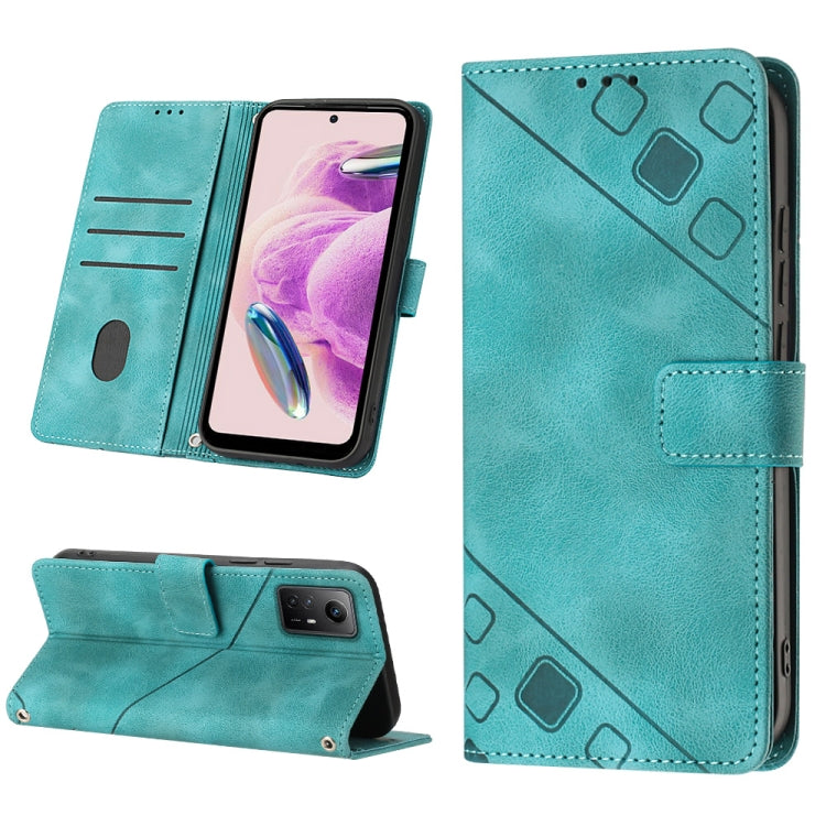 Skin Feel Embossed Leather Phone Case