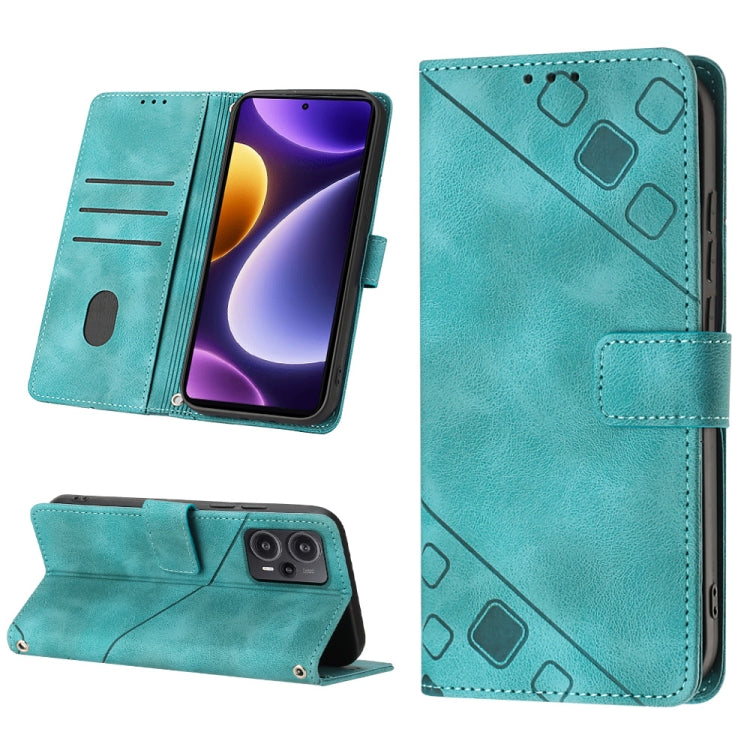 Skin Feel Embossed Leather Phone Case
