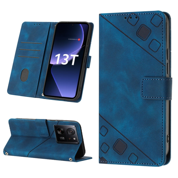 Skin Feel Embossed Leather Phone Case