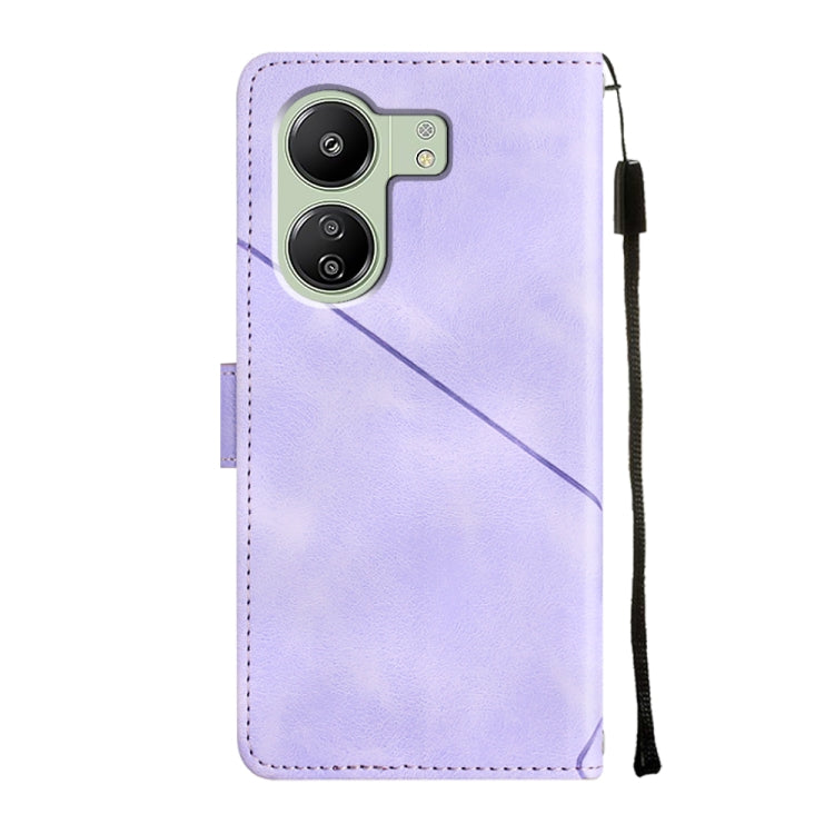 Skin Feel Embossed Leather Phone Case