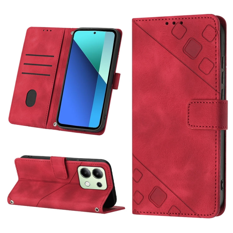 Skin Feel Embossed Leather Phone Case