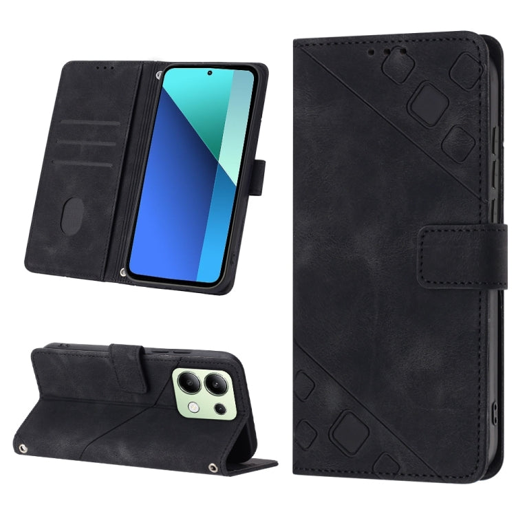 Skin Feel Embossed Leather Phone Case