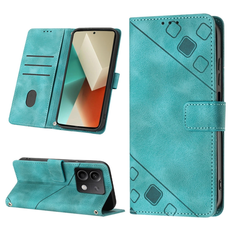 Skin Feel Embossed Leather Phone Case