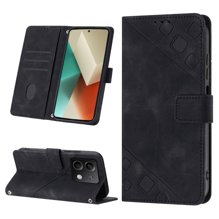 Skin Feel Embossed Leather Phone Case