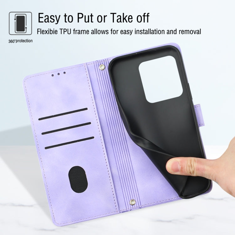 Skin Feel Embossed Leather Phone Case