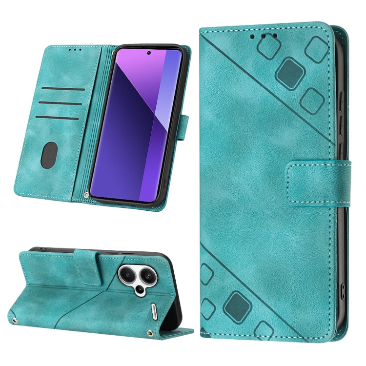 Skin Feel Embossed Leather Phone Case