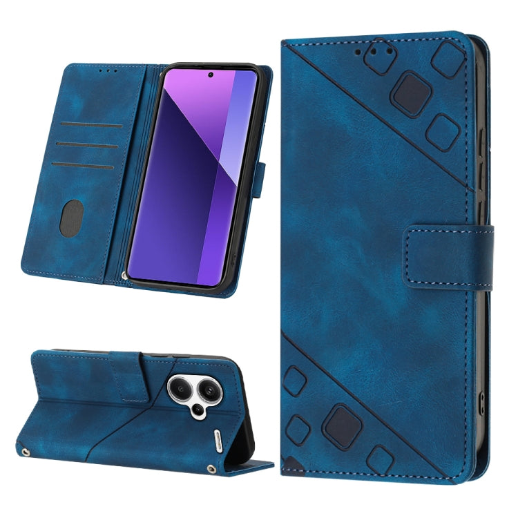Skin Feel Embossed Leather Phone Case