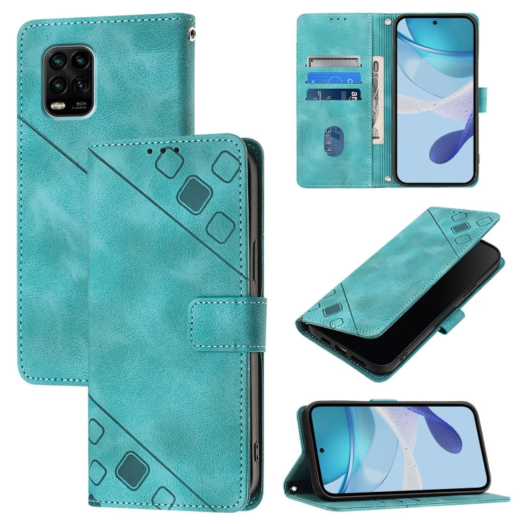 Skin Feel Embossed Leather Phone Case