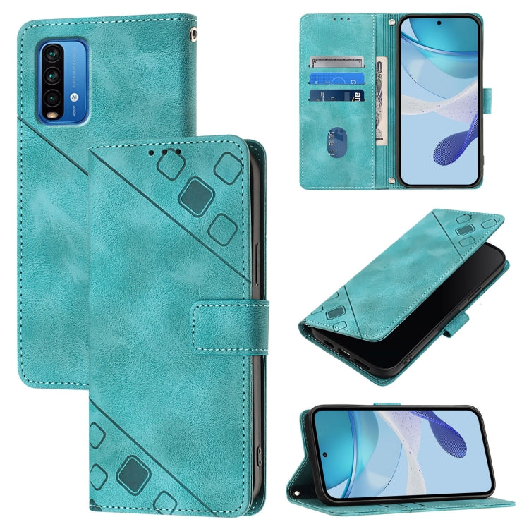 Skin Feel Embossed Leather Phone Case