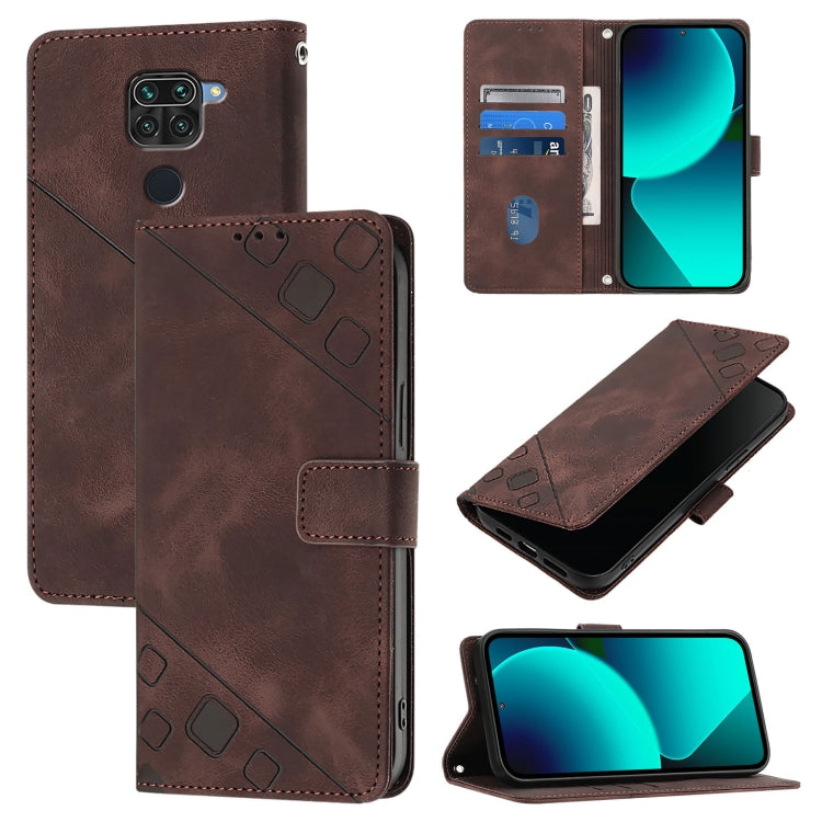 Skin Feel Embossed Leather Phone Case