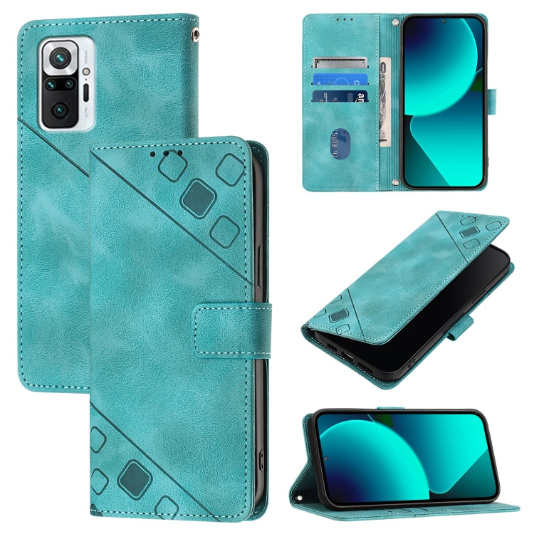 Skin Feel Embossed Leather Phone Case