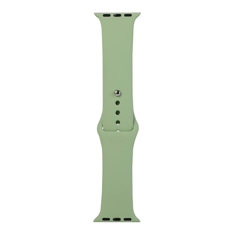 Silicone Watch Replacement Strap, Long Section (Men), For Apple Watch Series 8&7 41mm / SE 2&6&SE&5&4 40mm / 3&2&1 38mm
