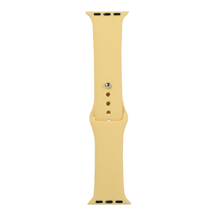 Silicone Watch Replacement Strap, Long Section (Men), For Apple Watch Series 8&7 41mm / SE 2&6&SE&5&4 40mm / 3&2&1 38mm
