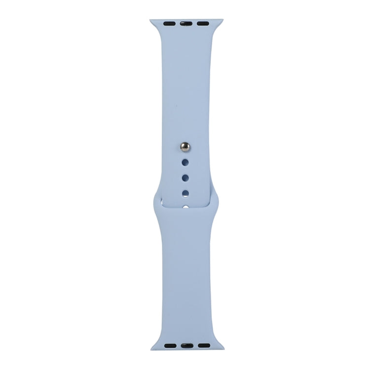 Silicone Watch Replacement Strap, Long Section (Men), For Apple Watch Series 8&7 41mm / SE 2&6&SE&5&4 40mm / 3&2&1 38mm
