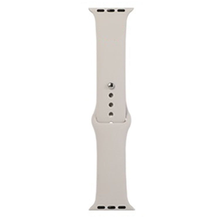 Silicone Watch Replacement Strap, Long Section (Men), For Apple Watch Series 8&7 41mm / SE 2&6&SE&5&4 40mm / 3&2&1 38mm