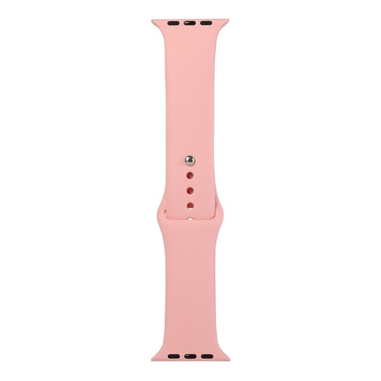 Silicone Watch Replacement Strap, Long Section (Men), For Apple Watch Series 8&7 41mm / SE 2&6&SE&5&4 40mm / 3&2&1 38mm