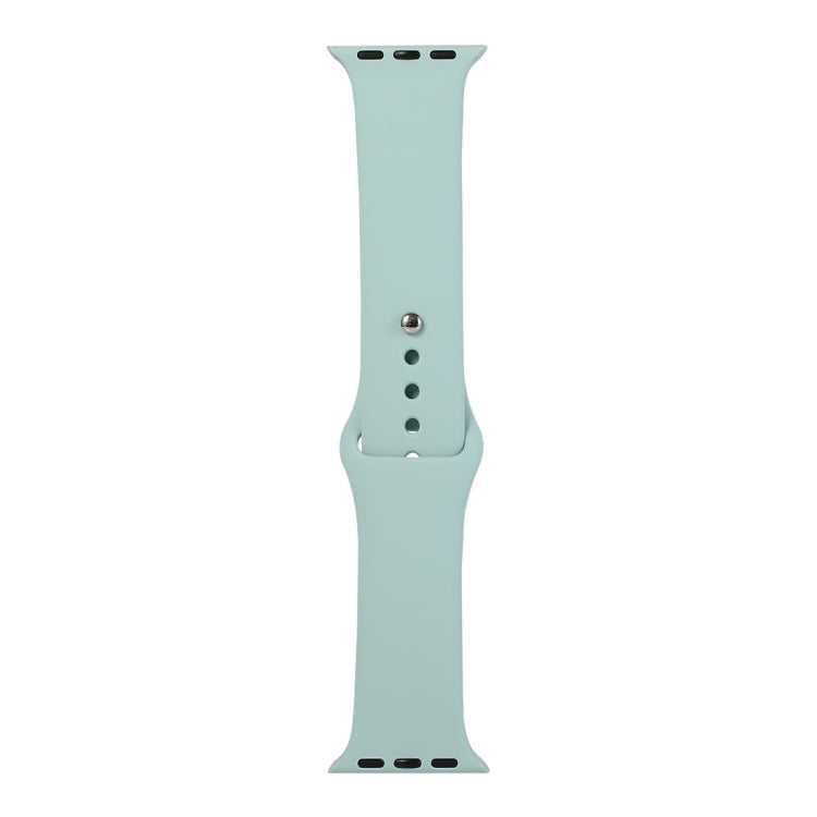 Silicone Watch Replacement Strap, Long Section (Men), For Apple Watch Series 8&7 41mm / SE 2&6&SE&5&4 40mm / 3&2&1 38mm