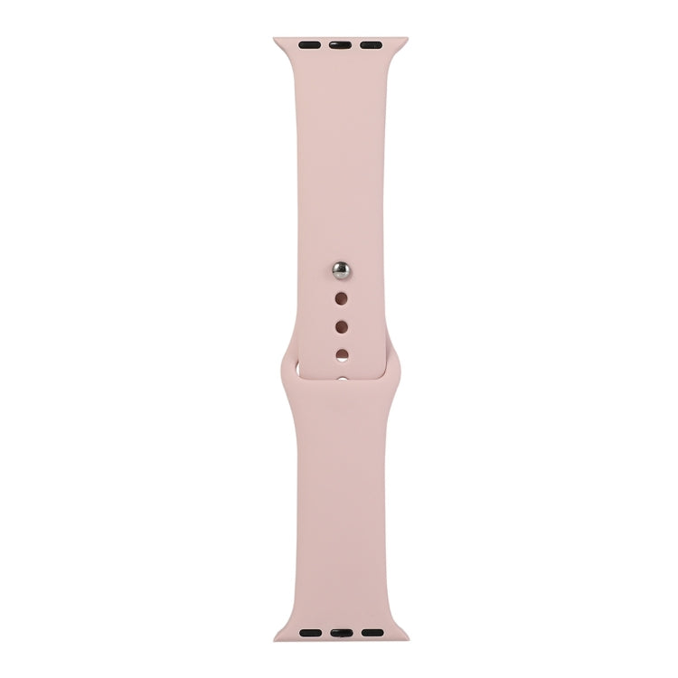 Silicone Watch Replacement Strap, Long Section (Men), For Apple Watch Series 8&7 41mm / SE 2&6&SE&5&4 40mm / 3&2&1 38mm