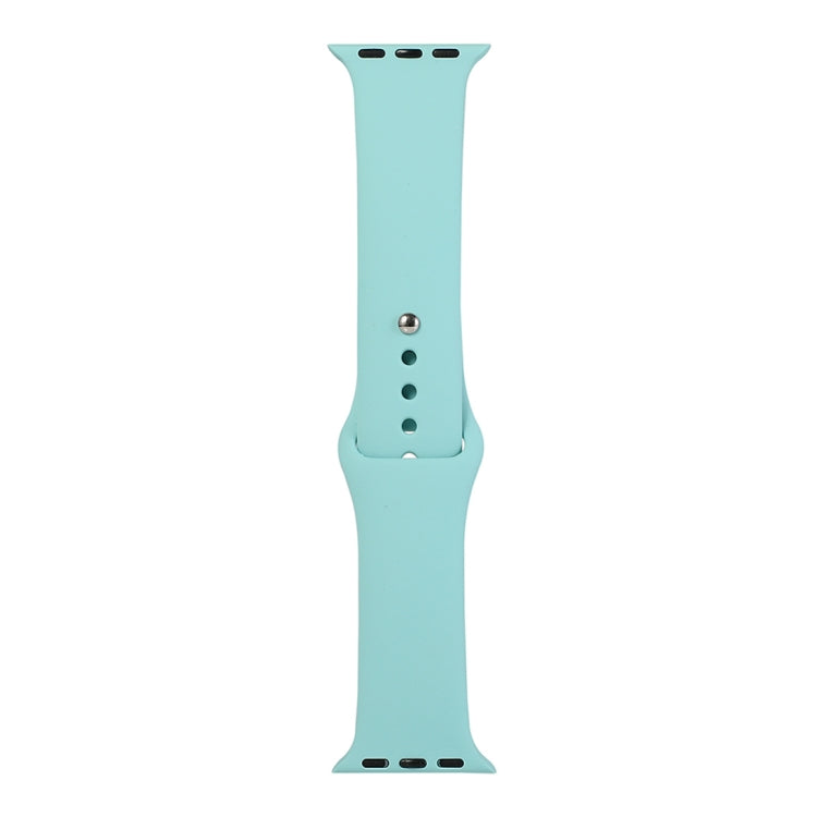 Silicone Watch Replacement Strap, Long Section (Men), For Apple Watch Series 8&7 41mm / SE 2&6&SE&5&4 40mm / 3&2&1 38mm