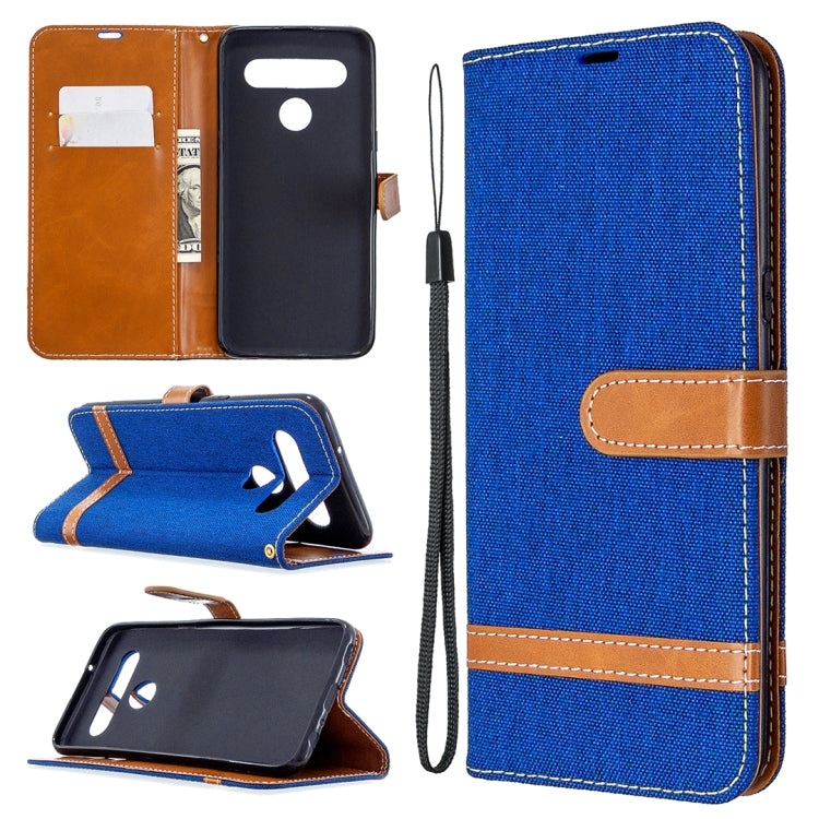 Denim Texture Horizontal Flip Leather Case with Holder & Card Slots & Wallet & Lanyard, For LG K61, For Nokia 1.3