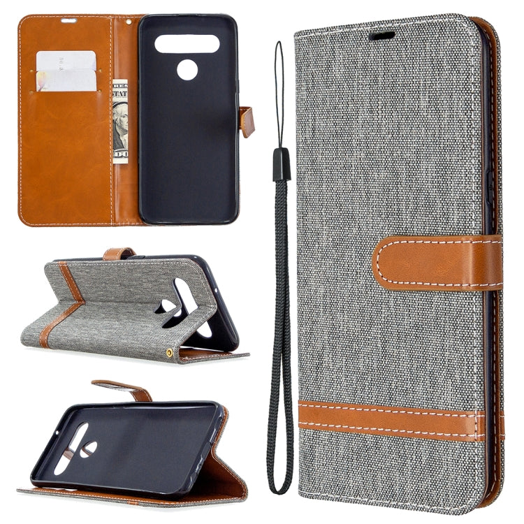 Denim Texture Horizontal Flip Leather Case with Holder & Card Slots & Wallet & Lanyard, For LG K61, For Nokia 1.3