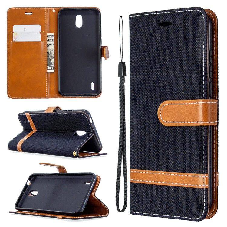 Denim Texture Horizontal Flip Leather Case with Holder & Card Slots & Wallet & Lanyard, For LG K61, For Nokia 1.3