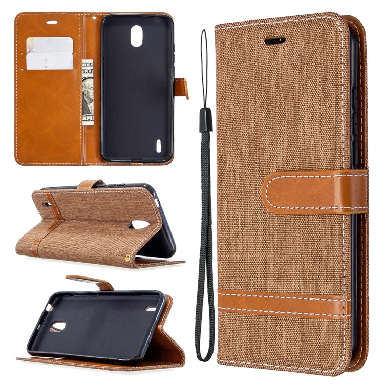 Denim Texture Horizontal Flip Leather Case with Holder & Card Slots & Wallet & Lanyard, For LG K61, For Nokia 1.3