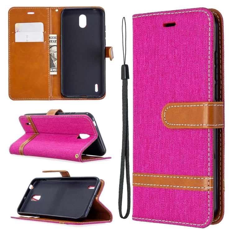 Denim Texture Horizontal Flip Leather Case with Holder & Card Slots & Wallet & Lanyard, For LG K61, For Nokia 1.3