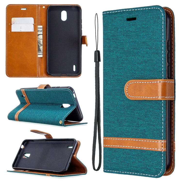 Denim Texture Horizontal Flip Leather Case with Holder & Card Slots & Wallet & Lanyard, For LG K61, For Nokia 1.3