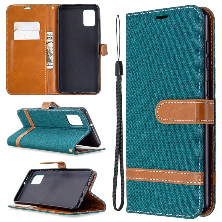 Denim Texture Horizontal Flip Leather Case with Holder & Card Slots & Wallet & Lanyard, For Samsung Galaxy A31