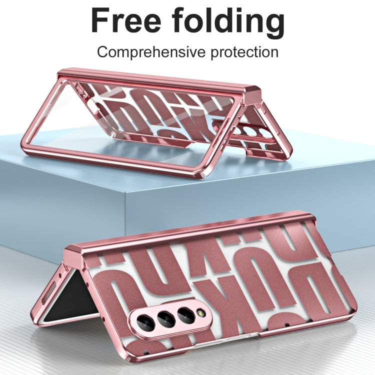 Integrated Electroplating Folding Phone Case with Hinge