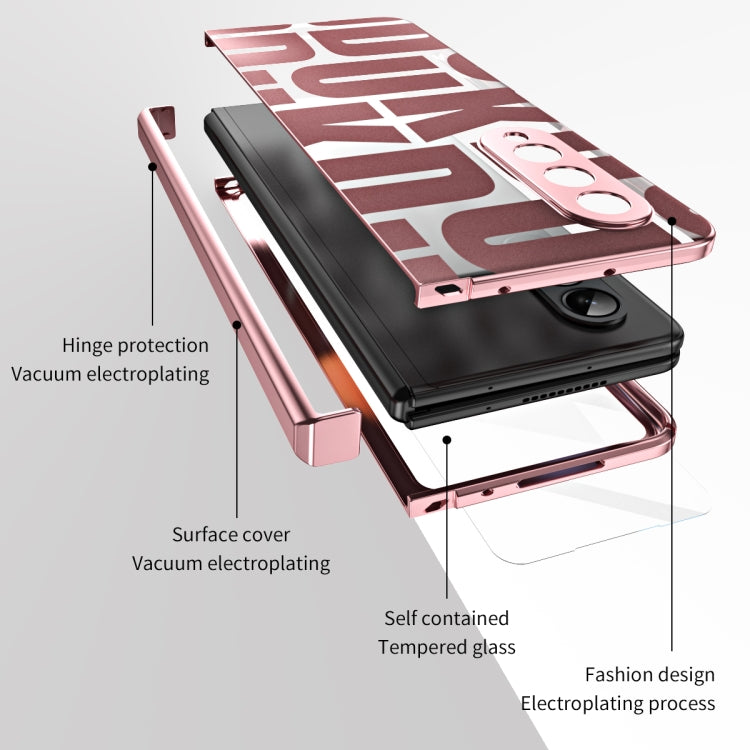 Integrated Electroplating Folding Phone Case with Hinge