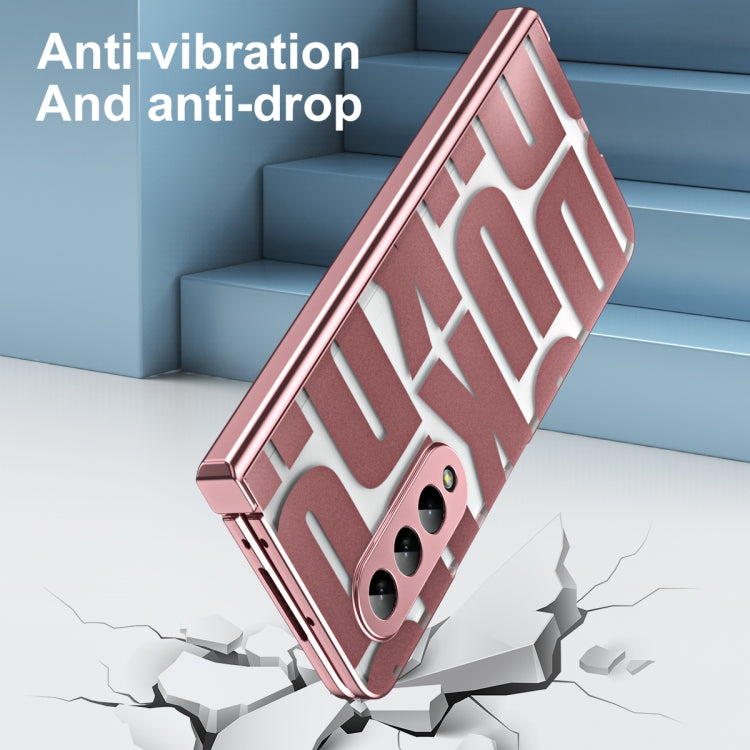 Integrated Electroplating Folding Phone Case with Hinge