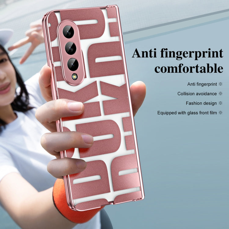 Integrated Electroplating Folding Phone Case with Hinge