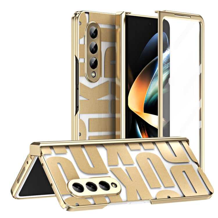 Integrated Electroplating Folding Phone Case with Hinge