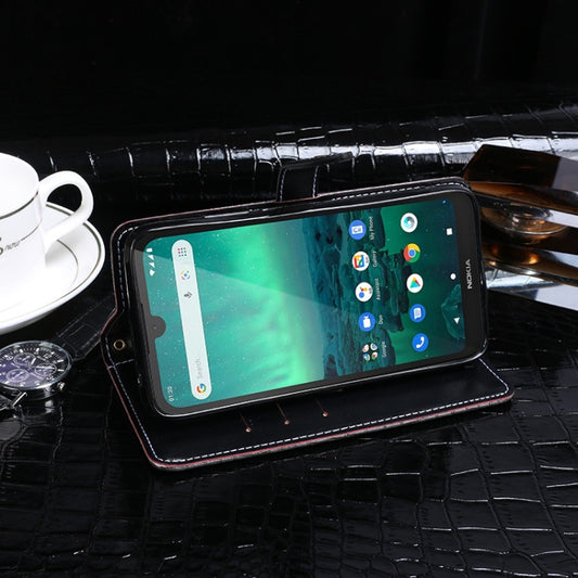 Horizontal flip leather wallet case compatible with Galaxy A21 and OPPO models