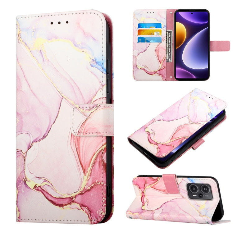 PT003 Marble Pattern Flip Leather Phone Case