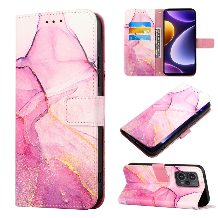 PT003 Marble Pattern Flip Leather Phone Case