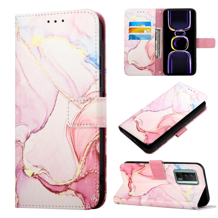 PT003 Marble Pattern Flip Leather Phone Case