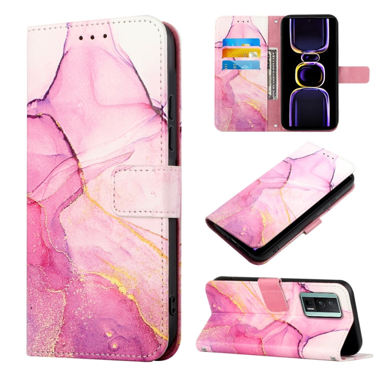 PT003 Marble Pattern Flip Leather Phone Case, For Xiaomi Redmi Note 12S 4G Global, For Xiaomi 13T, For Xiaomi Poco F5 5G/Redmi Note 12 Turbo, For Xiaomi Poco F5 Pro 5G/Redmi K60