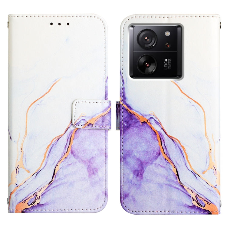 PT003 Marble Pattern Flip Leather Phone Case