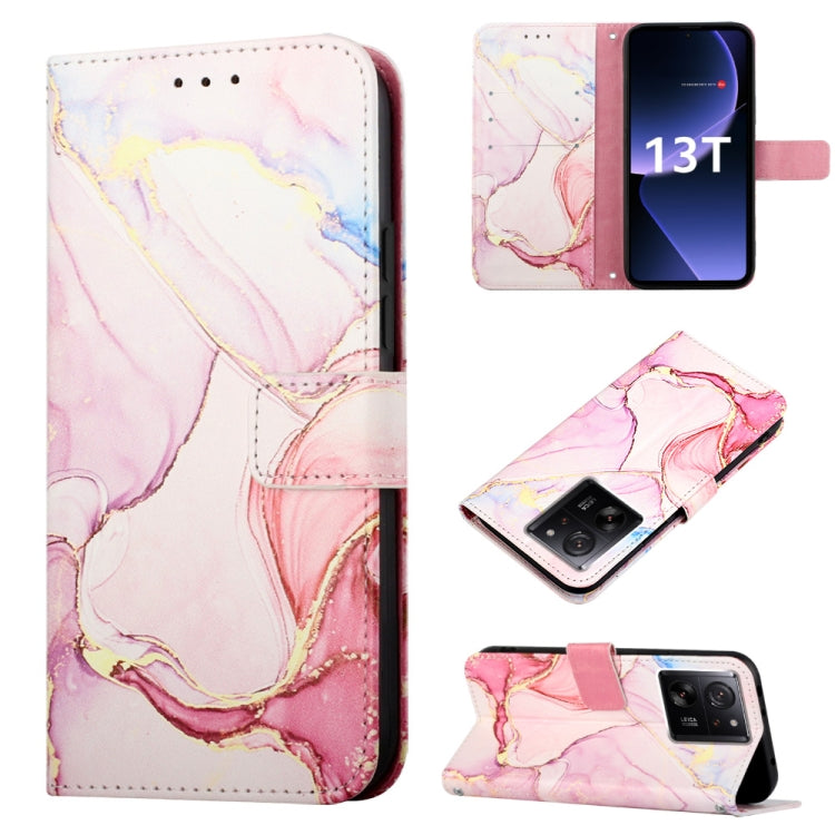 PT003 Marble Pattern Flip Leather Phone Case