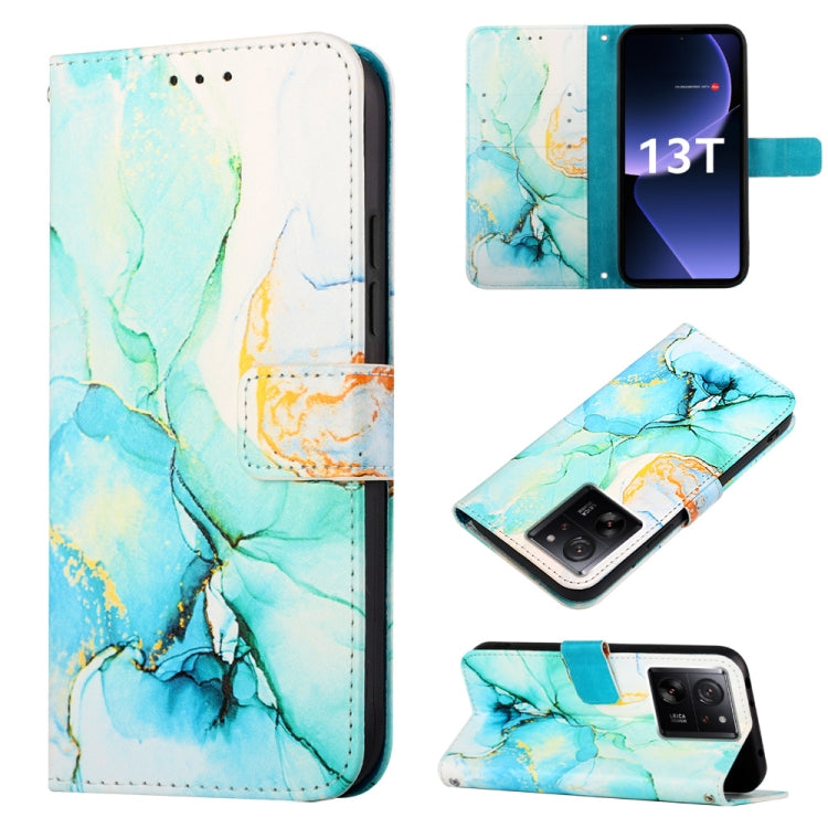 PT003 Marble Pattern Flip Leather Phone Case