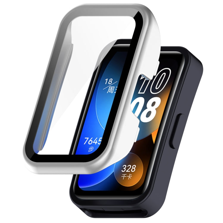PC + Tempered Film Integrated Protective Watch Case, For Huawei Band 10 / 9 / 8