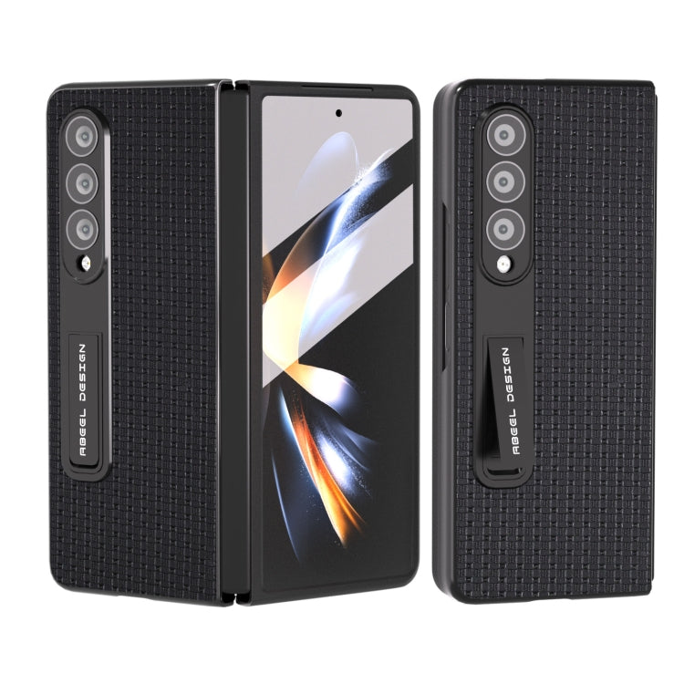 ABEEL Integrated Genuine Leather Luxury Series Phone Case with Holder, For Xiaomi Mix Fold 2, For Samsung Galaxy Z Fold3 5G, For Samsung Galaxy Z Fold5, For Samsung Galaxy Z Fold4 5G