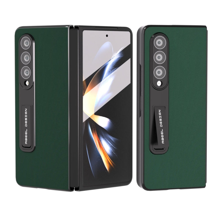ABEEL Integrated Genuine Silky Soft Black Edge Phone Case with Holder, For Xiaomi Mix Fold 2, For Samsung Galaxy Z Fold3 5G, For Samsung Galaxy Z Fold5, For Samsung Galaxy Z Fold4 5G