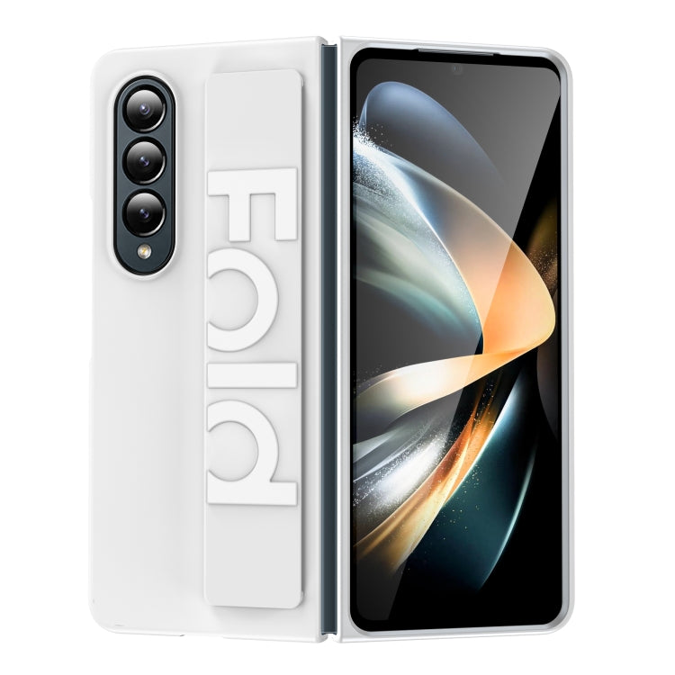 Silicone Wristband Holder Foldable Phone Case, For Samsung Galaxy Z Fold4, For Samsung Galaxy Z Fold3